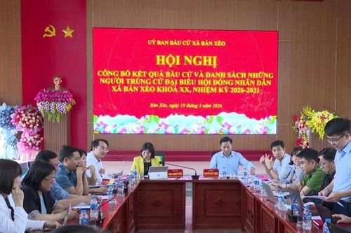 Xã Bản Xèo, Lào Cai: 19 đại biểu trúng cử HĐND khóa XX, nhiệm kỳ 2026 - 2031