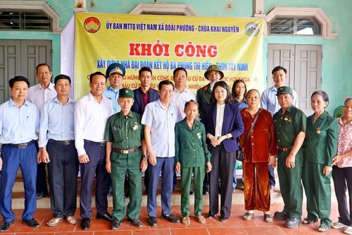 Xã Đoài Phương: Thêm một nhà đại đoàn kết - thêm một mái ấm, một niềm tin