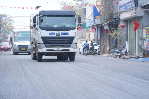 Đường tỉnh lộ 429A đang được gấp rút hoàn thiện