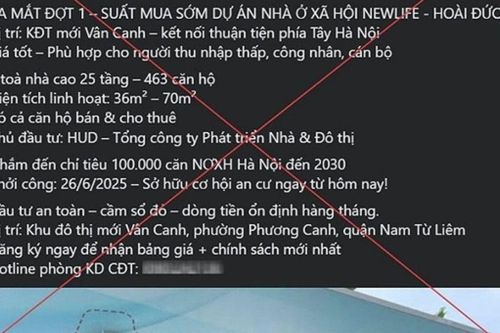 Xử phạt hai người đăng tin bán nhà ở xã hội trên Facebook