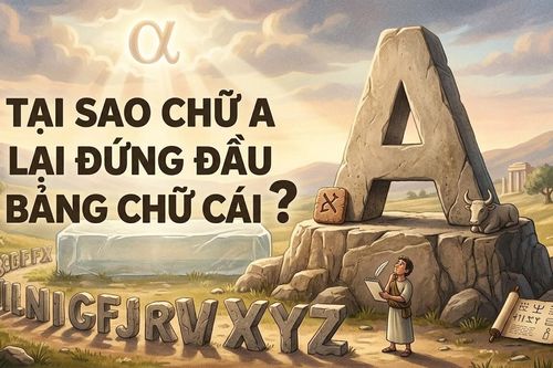 Tại sao chữ A lại đứng đầu bảng chữ cái?