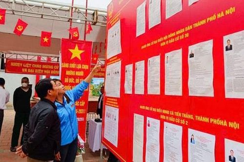 Tiếp tục đẩy mạnh tuyên truyền kết quả cuộc bầu cử tại xã Tiến Thắng