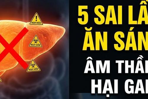 5 sai lầm khi ăn sáng âm thầm hại gan nhiều người vẫn mắc phải