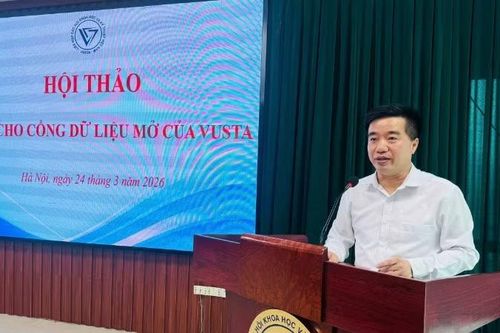 Hình thành nền tảng dữ liệu lõi cho hệ thống khoa học, công nghệ Vusta