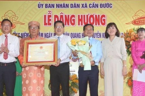 Đình Tân Chánh đón nhận danh hiệu Di sản văn hóa phi vật thể quốc gia