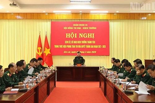 Quân đoàn 34: Tôn vinh điển hình xuất sắc, lan tỏa phong trào thi đua quyết thắng