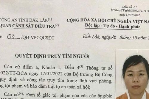 Đắk Lắk: Truy tìm người bị tố giác về hành vi lừa đảo chiếm đoạt tài sản gây hậu quả đặc biệt nghiêm trọng