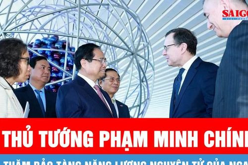 Thủ tướng Phạm Minh Chính thăm Bảo tàng năng lượng nguyên tử của Nga