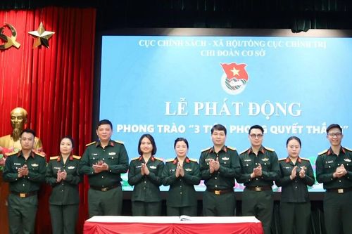 Tuổi trẻ Cục Chính sách - Xã hội thi đua '3 Tiên phong quyết thắng'