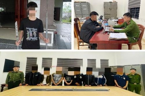 Liên tiếp ngăn chặn các nhóm 'trẻ trâu' mang hung khí, đi xe máy gây rối