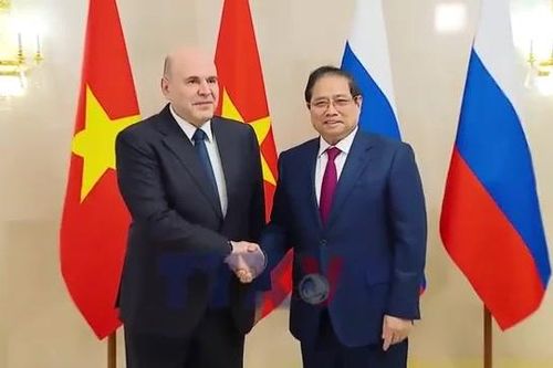 Thủ tướng Phạm Minh Chính hội đàm với Thủ tướng Nga Mikhail Mishustin