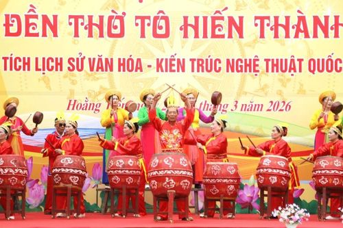 Xã Hoằng Tiến tổ chức Lễ hội kỳ phúc Đền thờ Tô Hiến Thành
