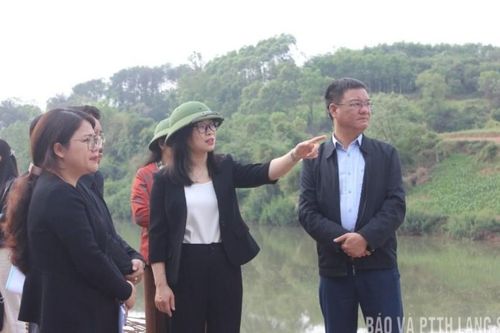 Lãnh đạo UBND tỉnh kiểm tra tình hình thực hiện dự án Kè chống sạt lở bờ sông Kỳ Cùng
