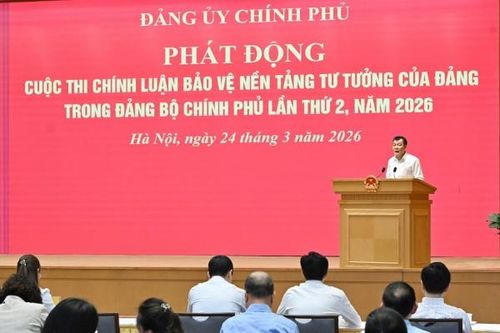 Đảng bộ Bộ Tài chính hưởng ứng Cuộc thi chính luận về bảo vệ nền tảng tư tưởng của Đảng trong Đảng bộ Chính phủ lần thứ 2