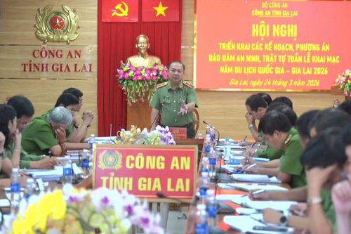 Gia Lai: Công an tỉnh huy động lực lượng, bảo vệ tuyệt đối an toàn Tuần lễ khai mạc Năm Du lịch Quốc gia 2026
