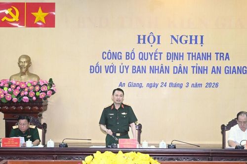 Bộ Quốc phòng thanh tra nhiệm vụ quốc phòng, quân sự tại An Giang