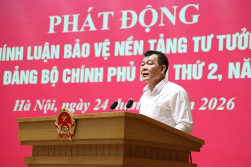 Đảng ủy Chính phủ phát động 'Cuộc thi chính luận về bảo vệ nền tảng tư tưởng của Đảng lần thứ 2'