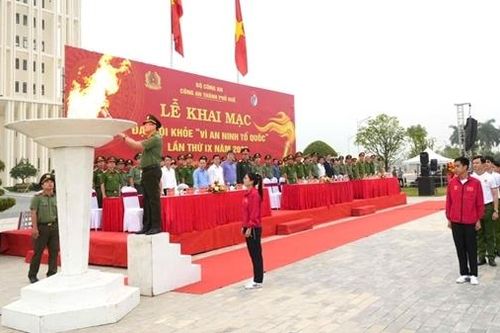 Công an TP Huế khai mạc Đại hội khỏe Vì An ninh Tổ quốc lần thứ IX