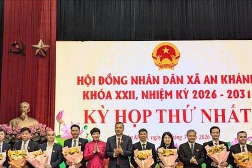 Kỳ họp thứ nhất HĐND xã An Khánh nhiệm kỳ 2026-2031 bầu các chức danh chủ chốt