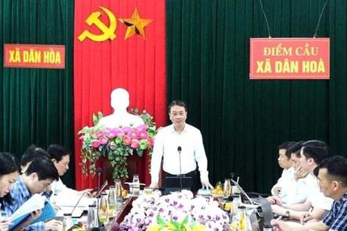Đoàn kiểm tra của Ban Thường vụ Thành ủy Hà Nội làm việc với Đảng ủy xã Dân Hòa