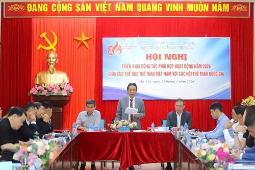 Tăng cường phối hợp giữa Cục Thể dục thể thao và các hội thể thao quốc gia