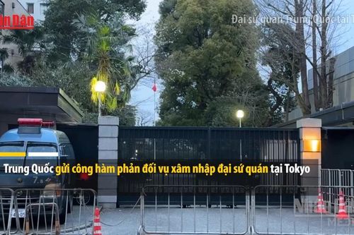 Trung Quốc phản đối Nhật Bản sau vụ đột nhập đại sứ quán tại Tokyo