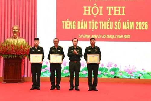 Lai Châu lần đầu tổ chức Hội thi tiếng dân tộc thiểu số cho các đồn Biên phòng
