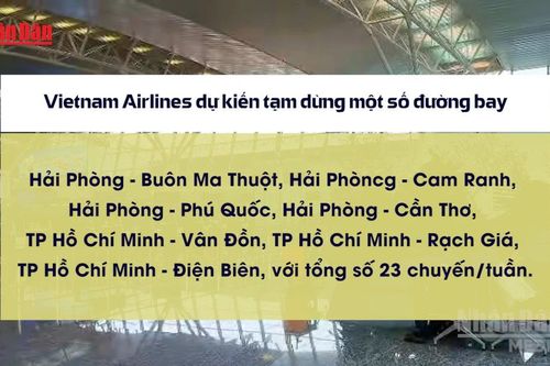Tạm dừng, điều chỉnh một số đường bay nội địa từ ngày 1/4