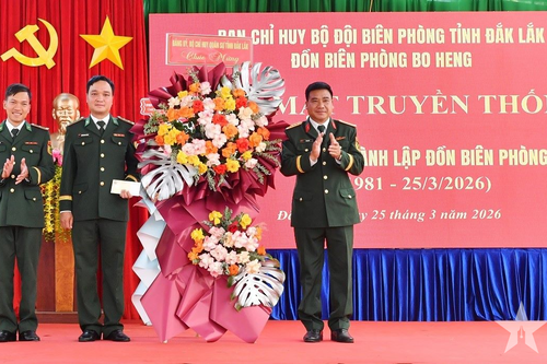 Đắk Lắk : Đồn Biên phòng Bo Heng gặp mặt kỷ niệm 45 năm Ngày thành lập