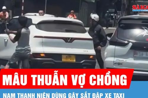 Lâm Đồng: Nam thanh niên dùng hung khí chặn đầu, đập xe người khác