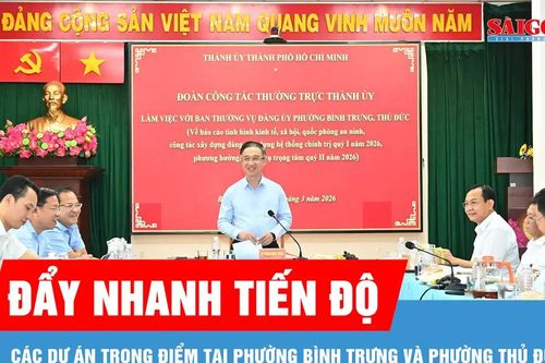 Đẩy nhanh tiến độ các dự án trọng điểm tại phường Bình Trưng và phường Thủ Đức