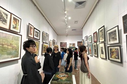 Không gian nghệ thuật trẻ tại Trường Đại học Mỹ thuật Việt Nam