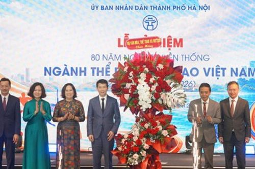 Hà Nội kỷ niệm 80 năm Ngày truyền thống ngành Thể dục thể thao Việt Nam