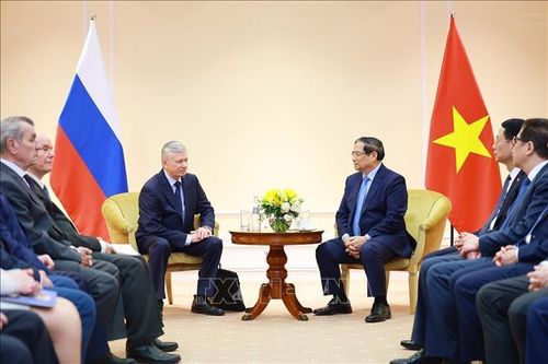 Thủ tướng tiếp đại diện Hội Hữu nghị Nga - Việt và Hội Cựu chiến binh Nga