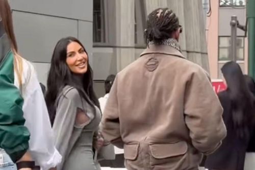 Phản ứng của người mẫu Kim Kardashian khi bị bắt gặp 'tay trong tay' với Lewis Hamilton trên phố