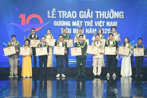 Vinh danh 10 gương mặt trẻ Việt Nam tiêu biểu năm 2025
