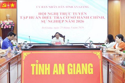Tập huấn điều tra cơ sở hành chính, sự nghiệp năm 2026