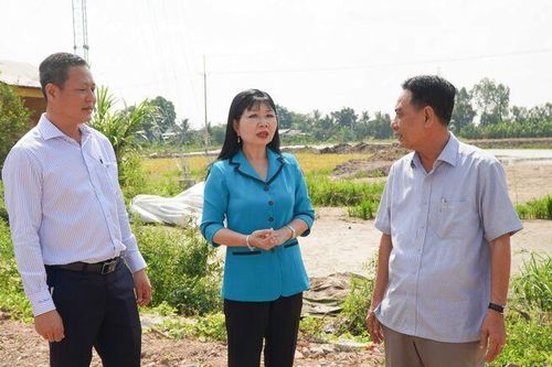 Quyết liệt gỡ vướng giải phóng mặt bằng cho các công trình, dự án đầu tư công tại xã Thạnh Đông