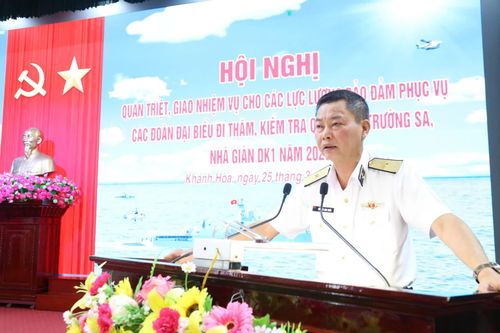 Vùng 4 Hải quân giao nhiệm vụ phục vụ các đoàn công tác đi Trường Sa, Nhà giàn DK1