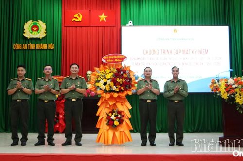 Công an tỉnh Khánh Hòa gặp mặt kỷ niệm 95 năm Ngày thành lập Đoàn và 70 năm Ngày truyền thống Đoàn Thanh niên Bộ Công an