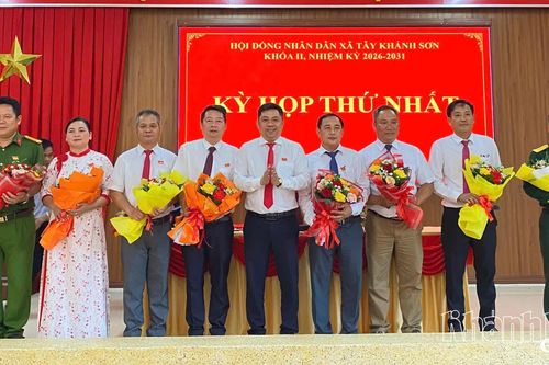 HĐND xã Tây Khánh Sơn khóa II, nhiệm kỳ 2026 - 2031 tổ chức Kỳ họp thứ nhất