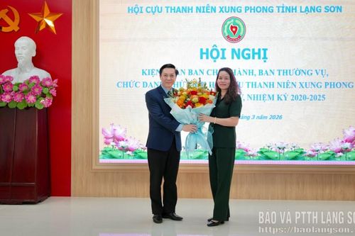 Kiện toàn chức danh Chủ tịch Hội Cựu thanh niên xung phong tỉnh