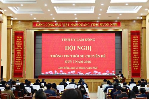 Lâm Đồng cung cấp thông tin thời sự quý I/2026 cho cán bộ chủ chốt