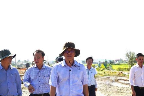 Kiểm tra, đốc thúc tiến độ thi công đường Hàm Thuận - Quốc lộ 1A