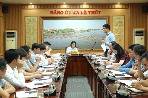 Công bố Quyết định kiểm tra đối với Ban Thường vụ các xã Lệ Thủy, Sen Ngư, Cam Hồng