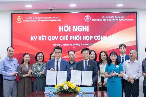 Trường Đại học Khoa học Xã hội và Nhân văn đồng hành cùng Sở Văn hóa và Thể thao Hà Nội trong phát triển văn hóa
