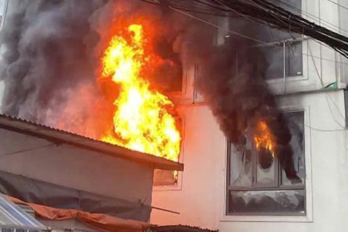 Kịp thời giải cứu 7 người trong vụ cháy ở Lĩnh Nam