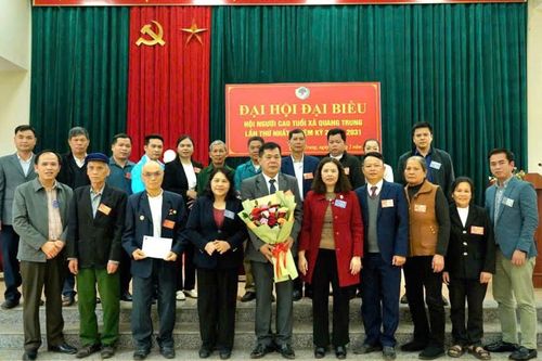 Hội Người cao tuổi xã Quang Trung tổ chức Đại hội đại biểu lần thứ I, nhiệm kỳ 2026 - 2031