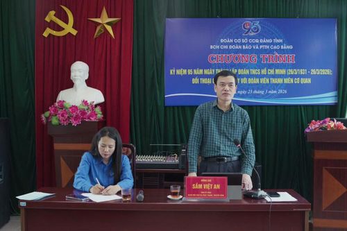 Chi đoàn Báo và PTTH Cao Bằng tổ chức chương trình kỷ niệm 95 năm Ngày thành lập Đoàn 26/3
