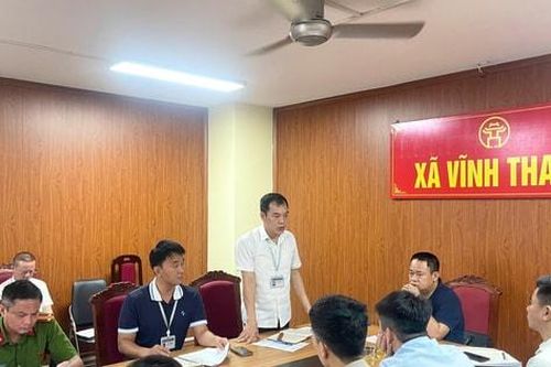 Xã Vĩnh Thanh lập phương án xử lý vi phạm đất đai tại khu phía Tây cầu Thăng Long